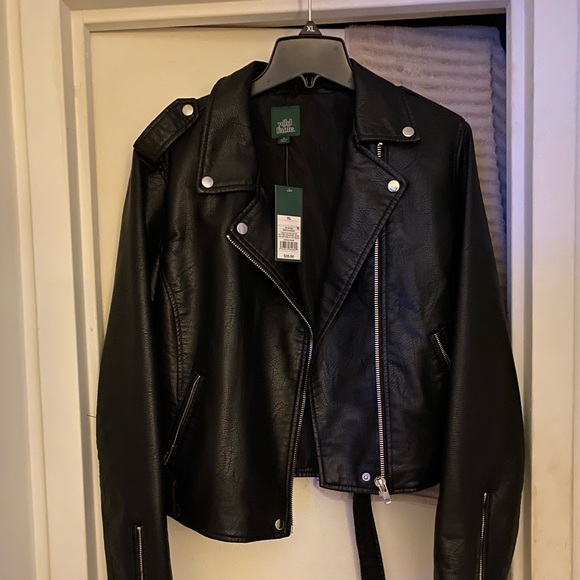 wild fable leather jacket